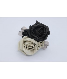 Black and silver clearance corsage