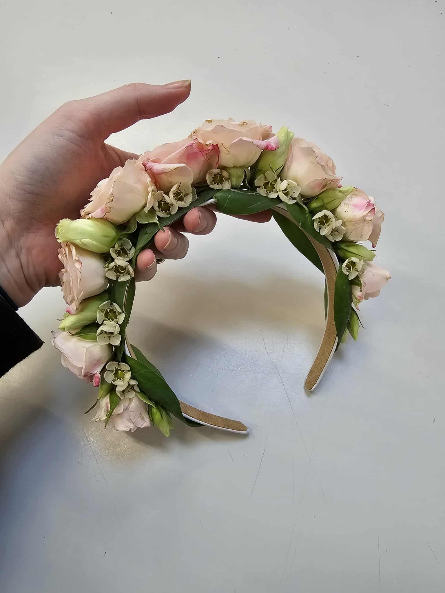 Flower girl head band by Making It Bloom